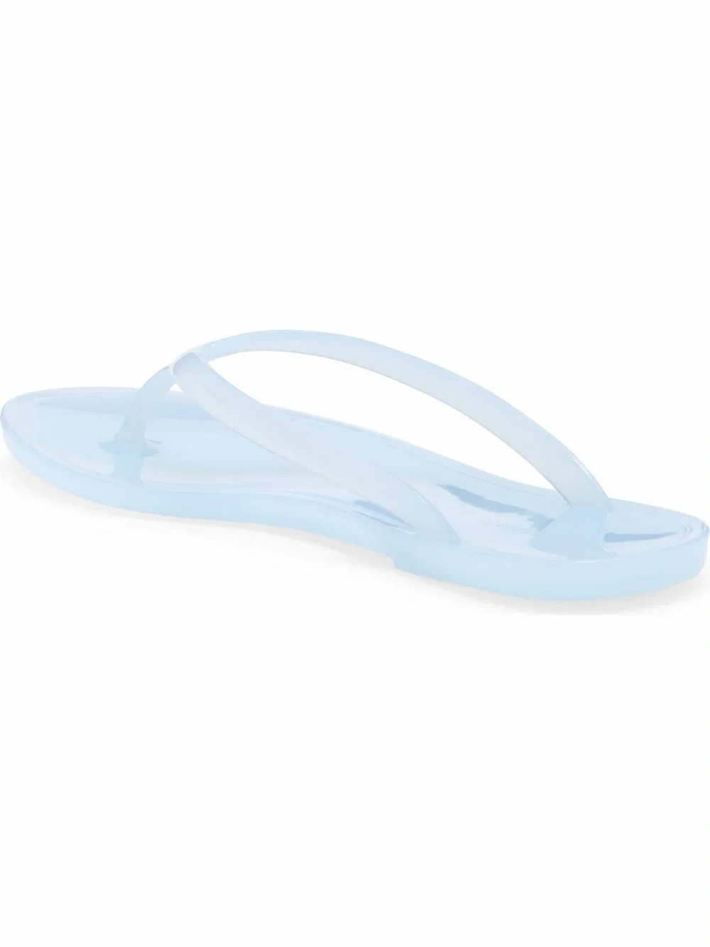 Jeffrey Campbell Translucent Light Blue Beach Day Jelly Flip Flop Sandal (10)
